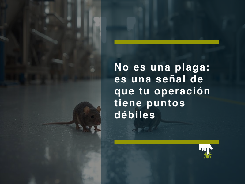 No es una plaga: es una señal de que tu operación tiene puntos débiles - PLAGASUR® | Control de Plagas en Puerto Montt
