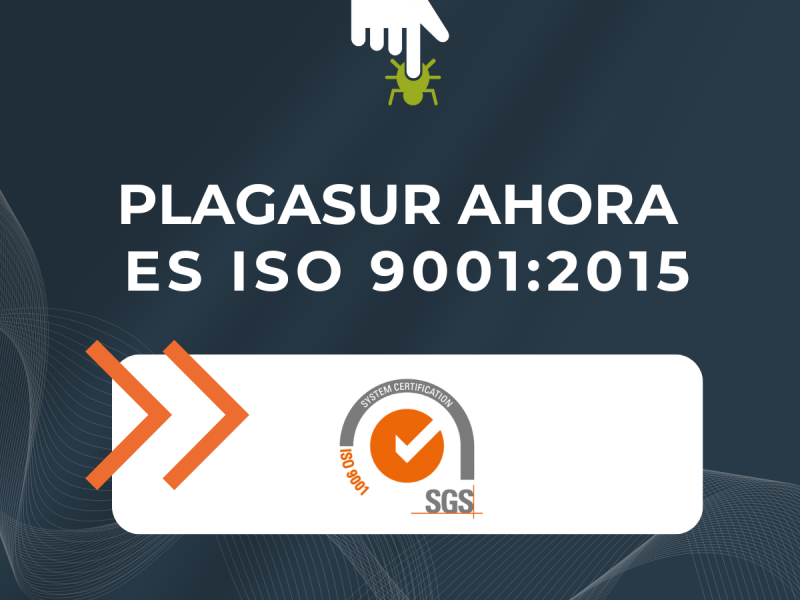 PLAGASUR ahora es ISO 9001:2015 - PLAGASUR® | Control de Plagas en Puerto Varas